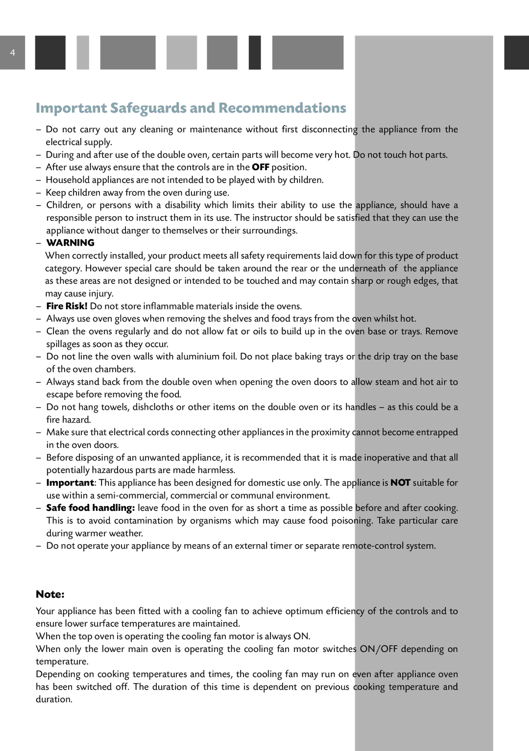 CDA 9Q6, DV 990, 9Z6 manual Important Safeguards and Recommendations,  Warning 